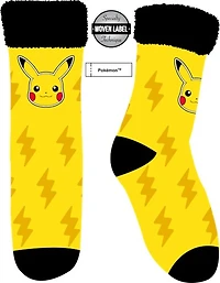 Pokemon Pikachu Yellow Boot Socks 