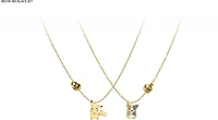Pokemon Pikachu and Morpeko Friendship Necklace Set  - 2 Pack 