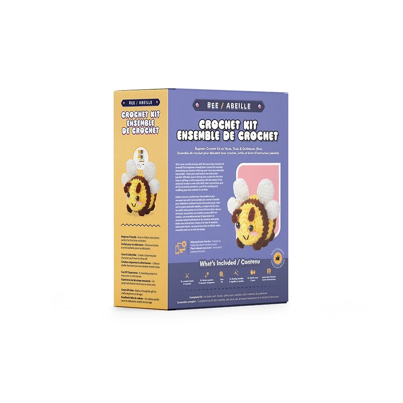 Kit de crochet pour débutants Biogenik - Abeille