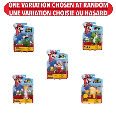 Super Mario 4" Figure Wave 46 - Assortie – Une variation choisie au hasard