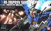 Gundam High Grade Universal Century 1/144 Scale Model Kit: RX-78GPO1Fb Gundam GP01Fb