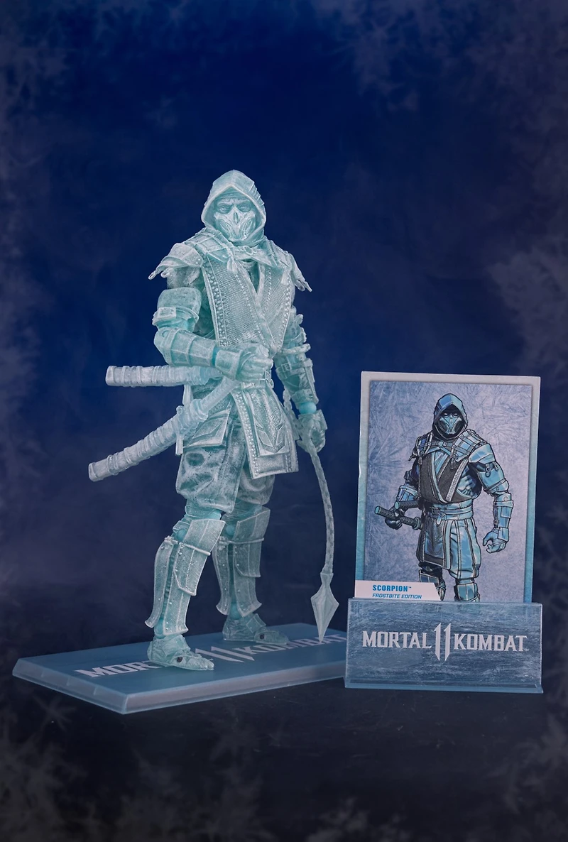 Mortal Kombat Scorpion Frostbite Edition Gold Label 7-Inch Action Figure 