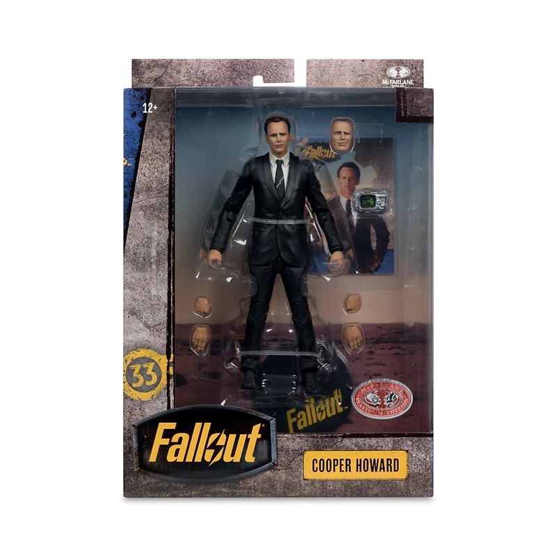 Fallout Cooper Howard 7-Inch Deluxe Action Figure McFarlane Red Platinum Edition 