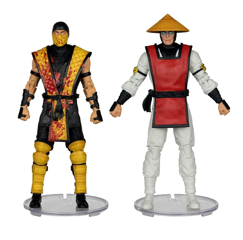 Mortal Kombat Klassic Scorpion vs Raiden 7-Inch Action Figure Deluxe 2-Pack  