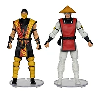 Mortal Kombat Klassic Scorpion vs Raiden 7-Inch Action Figure Deluxe 2-Pack  