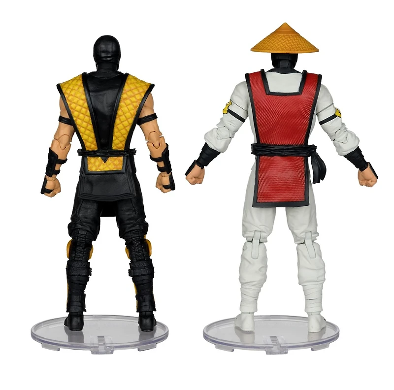 Mortal Kombat Klassic Scorpion vs Raiden 7-Inch Action Figure Deluxe 2-Pack  