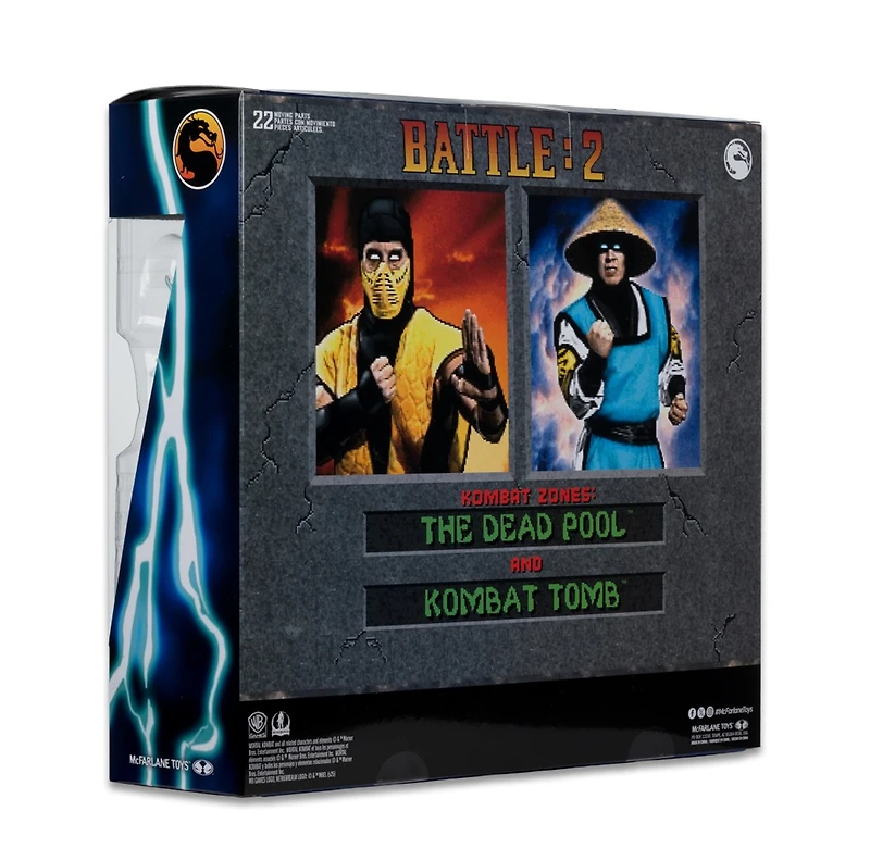 Mortal Kombat Klassic Scorpion vs Raiden 7-Inch Action Figure Deluxe 2-Pack  
