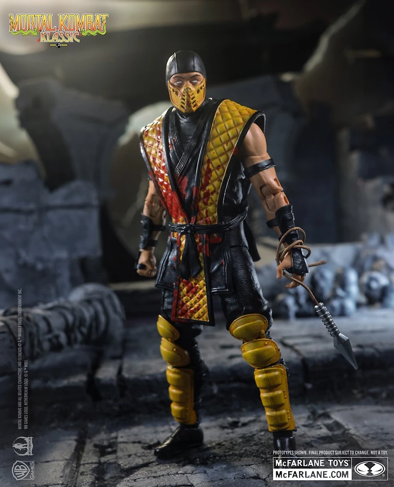 Mortal Kombat Klassic Scorpion vs Raiden 7-Inch Action Figure Deluxe 2-Pack  