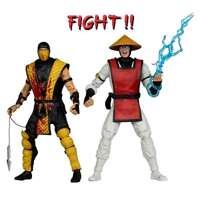 Mortal Kombat Klassic Scorpion vs Raiden 7-Inch Action Figure Deluxe 2-Pack  