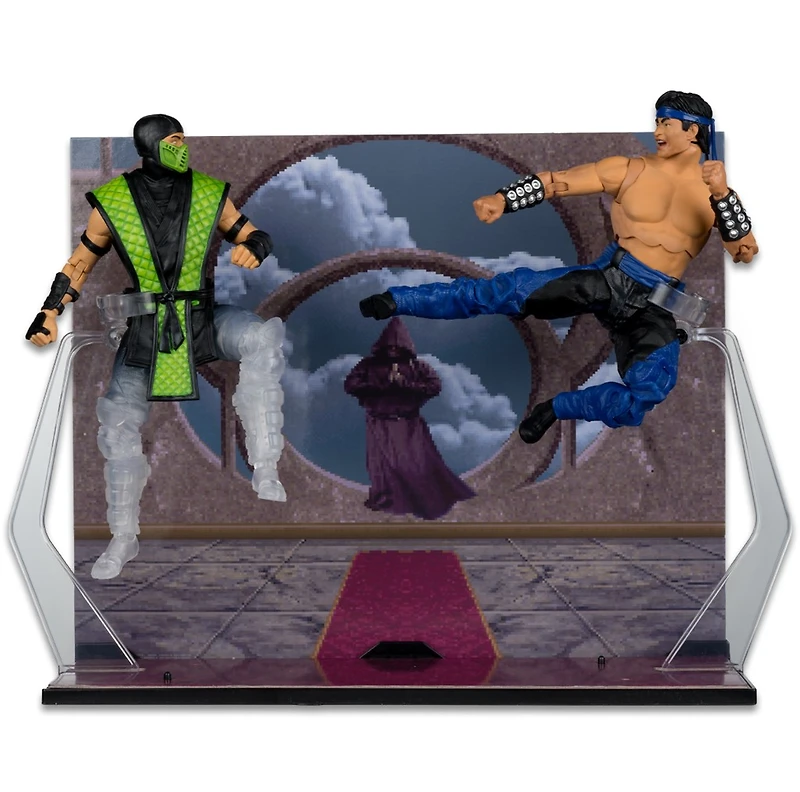 Mortal Kombat Klassic Liu Kang vs Reptile 7-Inch Action Figure Deluxe 2-Pack 