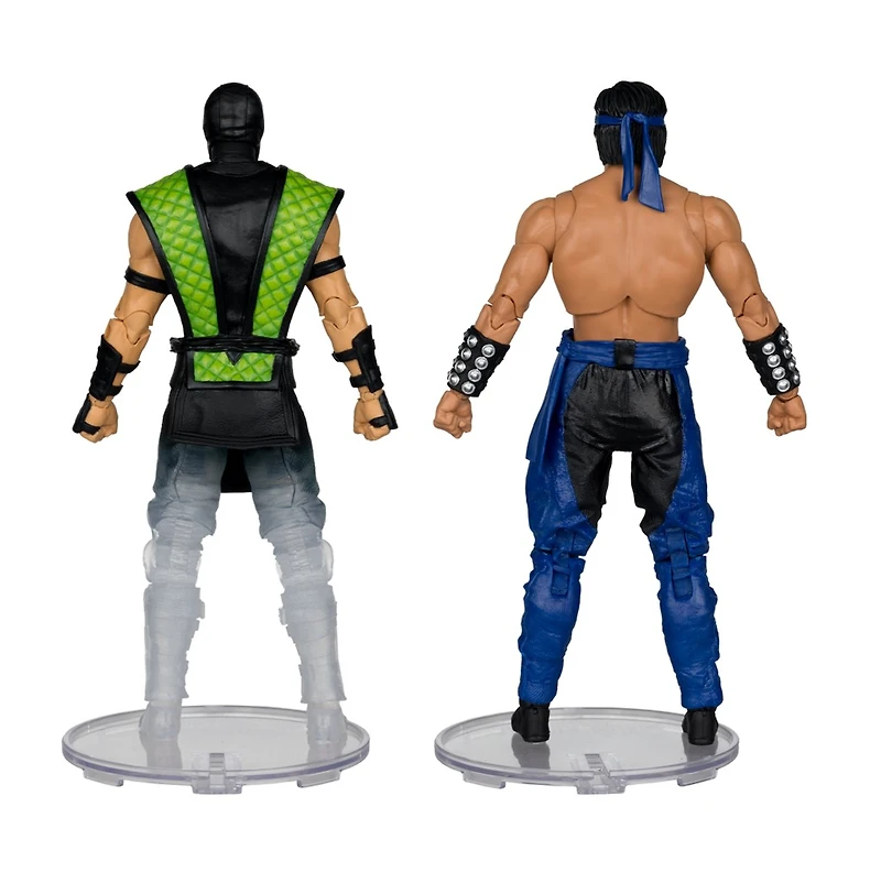 Mortal Kombat Klassic Liu Kang vs Reptile 7-Inch Action Figure Deluxe 2-Pack 