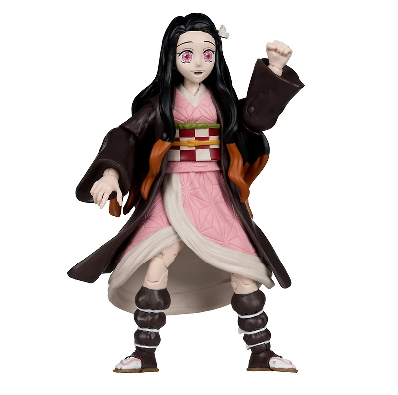 Demon Slayer Nezuko Kamado 7-Inch Action Figure McFarlane Toys Red Platinum Edition 