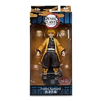 Demon Slayer Zenitsu Agatsuma 7-Inch Action Figure McFarlane Toys Red Platinum Edition 