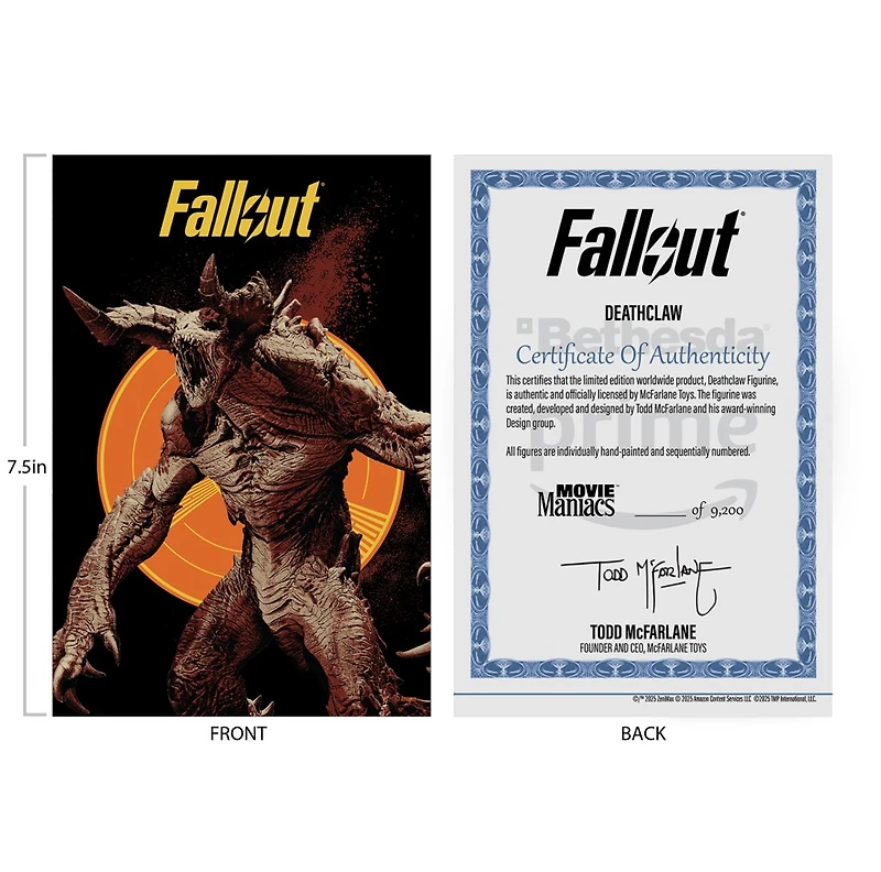 Fallout Deathclaw (Season 2) 6-Inch Posed Figure 
