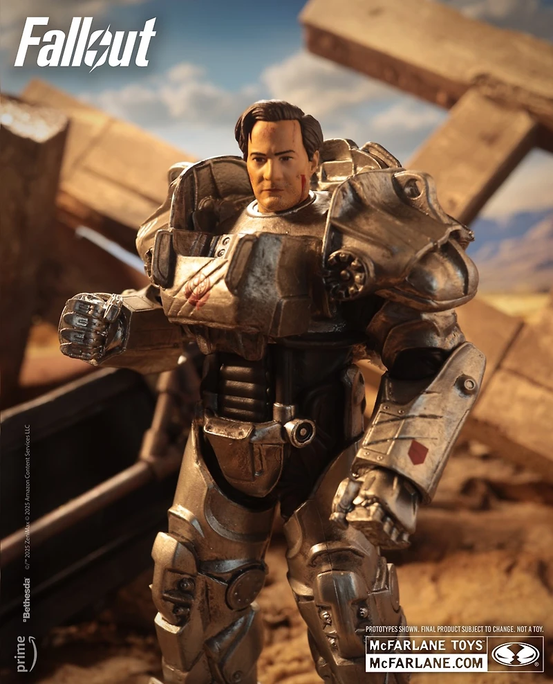 Fallout Hank Maclean (Season 2) 6-Inch Posed Figure Red Platinum Edition 