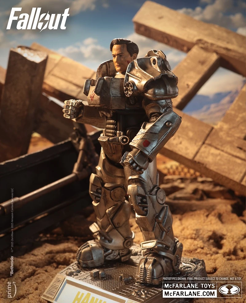 Fallout Hank Maclean (Season 2) 6-Inch Posed Figure Red Platinum Edition 