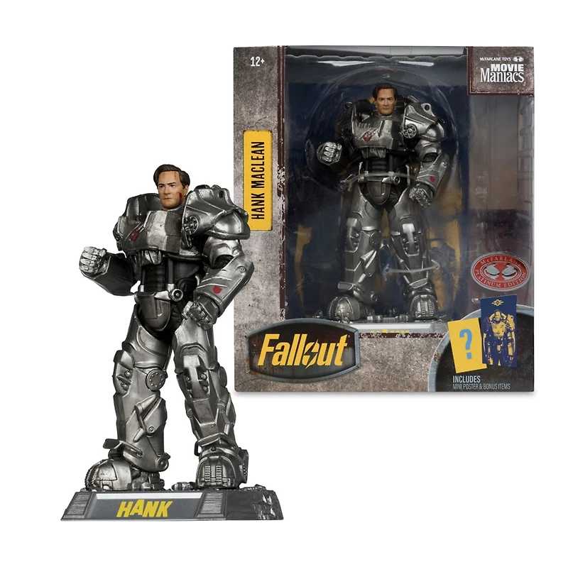 Fallout Hank Maclean (Season 2) 6-Inch Posed Figure Red Platinum Edition 
