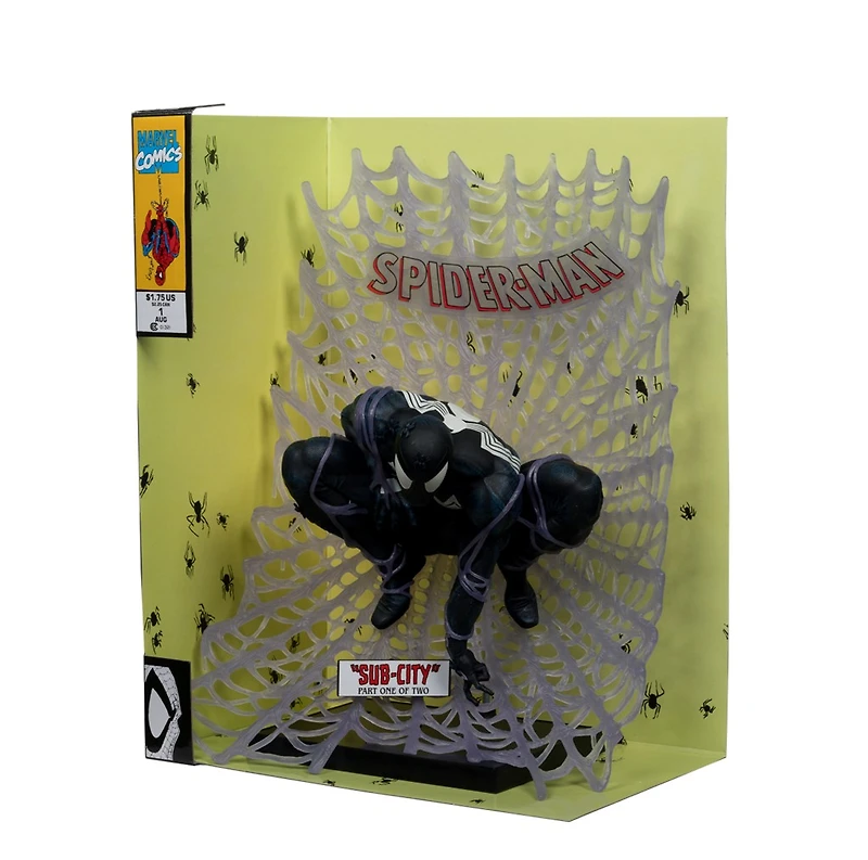 Marvel Spider-Man (Black Suit) 1:6th Scale Collectible with Scene Autograph Series (Gold Label) 