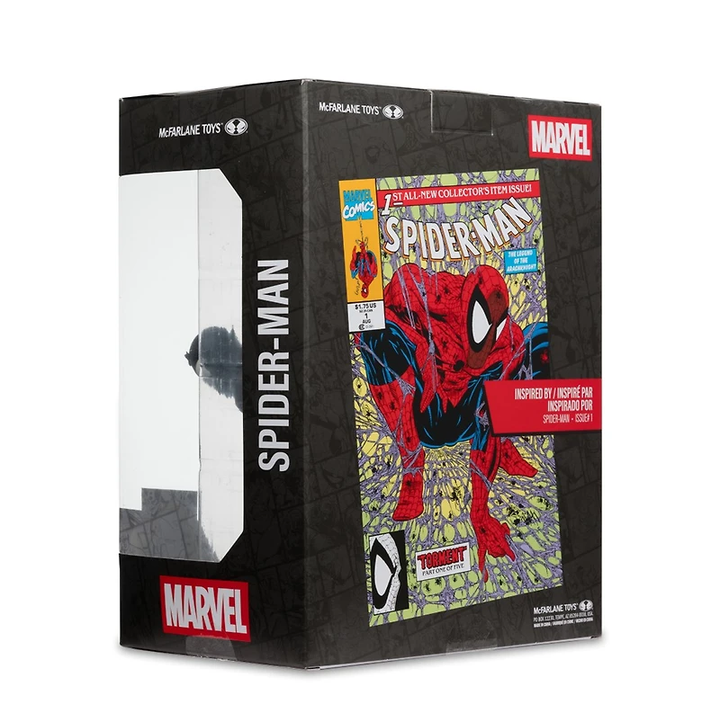 Marvel Spider-Man (Black Suit) 1:6th Scale Collectible with Scene Autograph Series (Gold Label) 