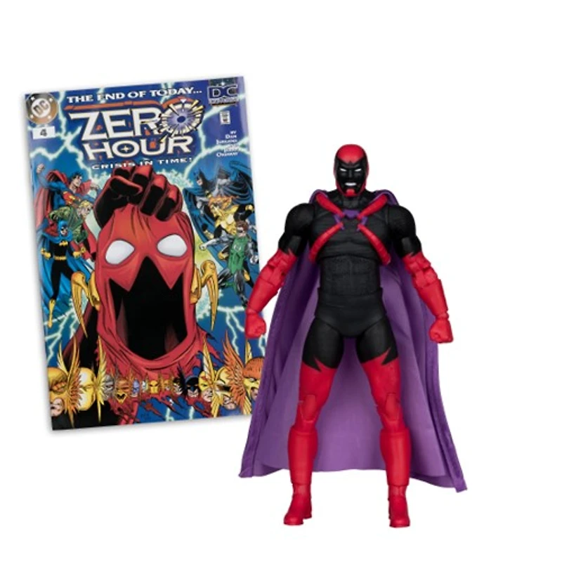 DC Direct Page Punchers Extant (Zero Hour) 7-Inch Action Figure with Comic McFarlane Toys Red Platinum Edition