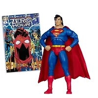 DC Direct Page Punchers Superman (Zero Hour) 7in Action Figure with Comic 