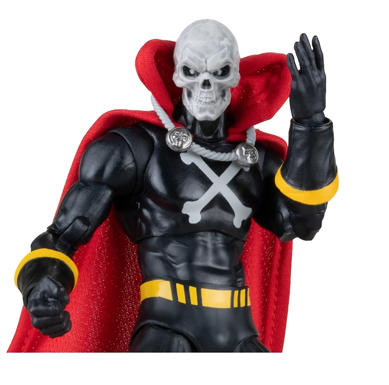 DC Direct Mr.Bones (Infinity Inc #16) 7-Inch Action Figure with Lithograph Autograph Series (Gold Label)