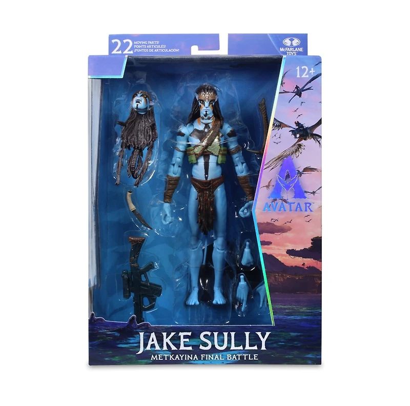 Avatar: Fire and Ash Jake Sully (Metkayina Final Battle) 7-Inch Action Figure McFarlane Collector Edition