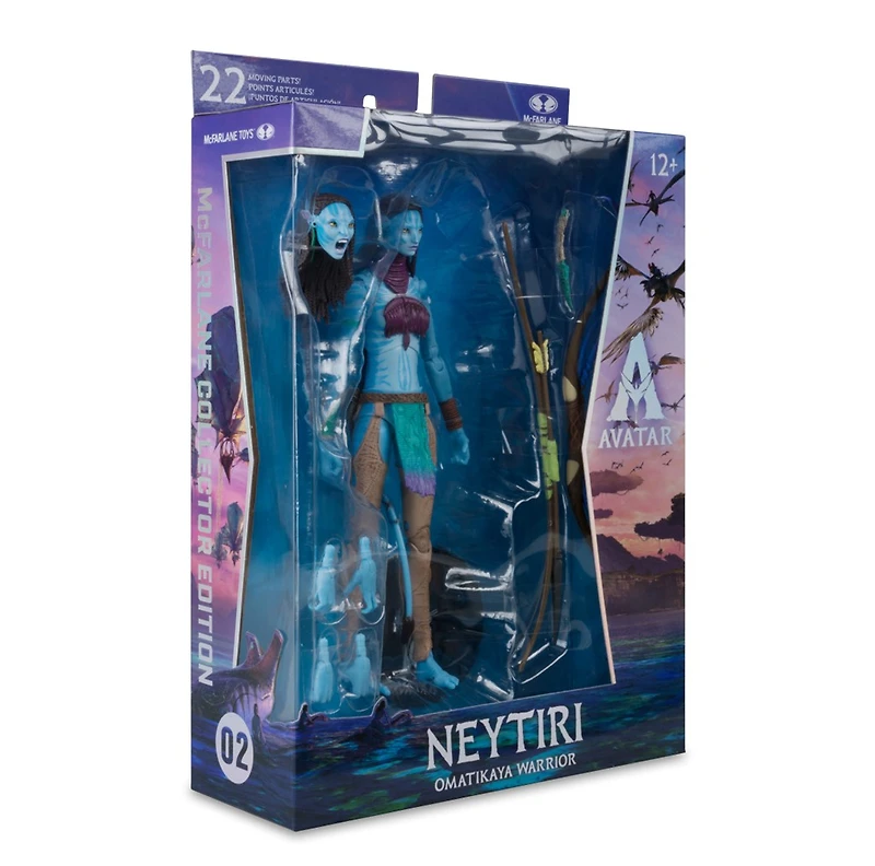 Avatar: Fire and Ash Neytiri (Omatikaya Warrior) 7-Inch Action Figure McFarlane Collector Edition