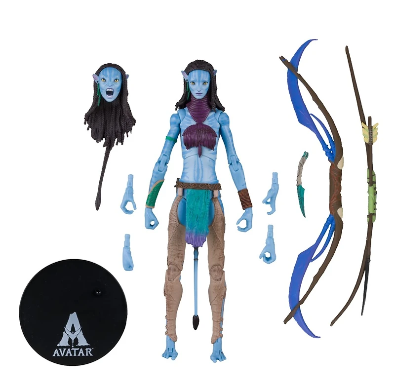 Avatar: Fire and Ash Neytiri (Omatikaya Warrior) 7-Inch Action Figure McFarlane Collector Edition