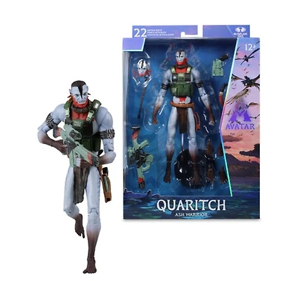 Avatar: Fire and Ash Quaritch (Ash Warrior) 7-Inch Action Figure McFarlane Collector Edition