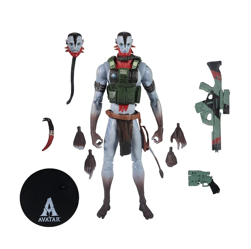 Avatar: Fire and Ash Quaritch (Ash Warrior) 7-Inch Action Figure McFarlane Collector Edition
