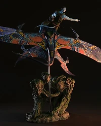 Avatar: The Way of Water Recom Quaritch & RDA Banshee 7-Inch Scale Deluxe 2 Pack Gold Label 