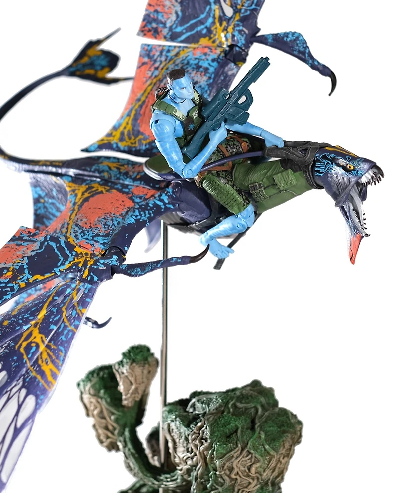 Avatar: The Way of Water Recom Quaritch & RDA Banshee 7-Inch Scale Deluxe 2 Pack Gold Label 