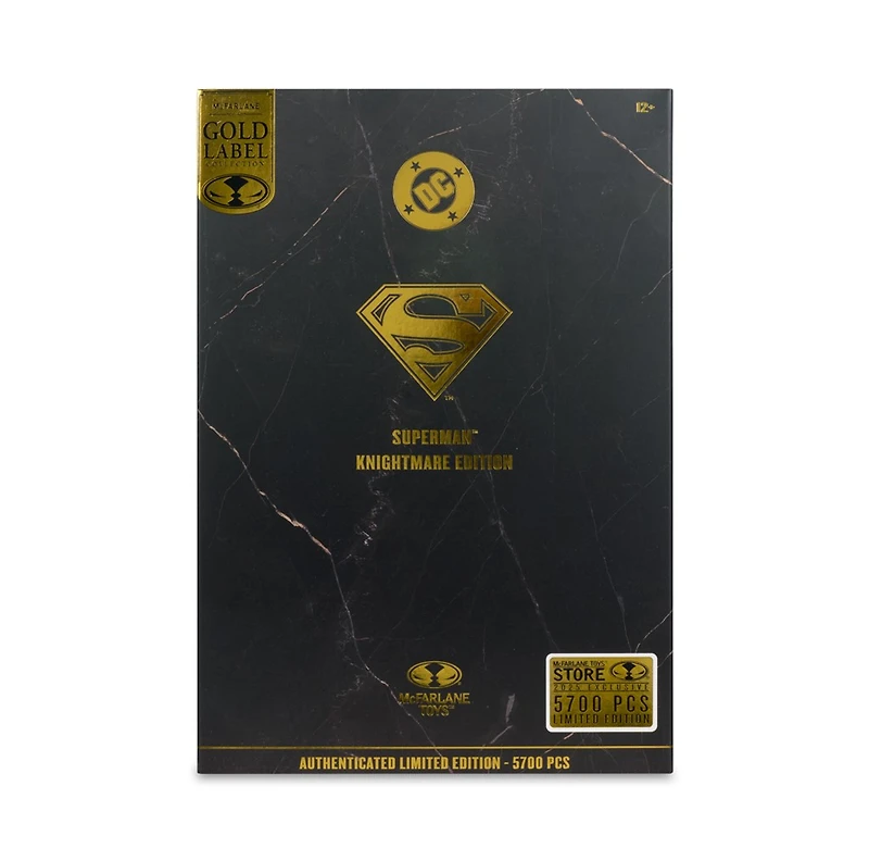 DC Multiverse Superman (Future State) 7-Inch Action Figure Knightmare Edition Gold Label 
