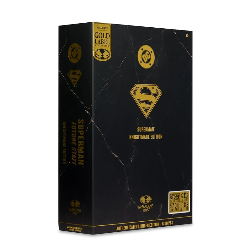 DC Multiverse Superman (Future State) 7-Inch Action Figure Knightmare Edition Gold Label 