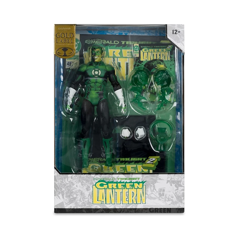 DC Multiverse Green Lantern (Emerald Twilight) 7-Inch Action Figure Gold Label McFarlane Cover Recreations