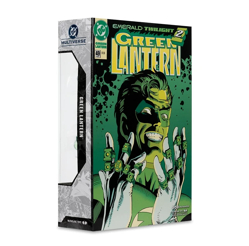 DC Multiverse Green Lantern (Emerald Twilight) 7-Inch Action Figure Gold Label McFarlane Cover Recreations