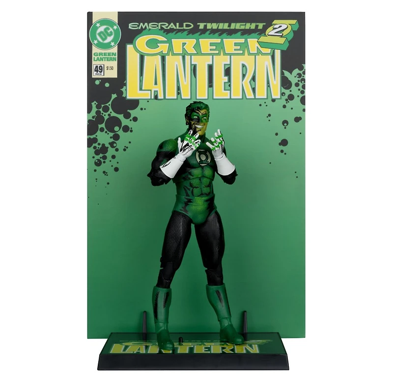 DC Multiverse Green Lantern (Emerald Twilight) 7-Inch Action Figure Gold Label McFarlane Cover Recreations