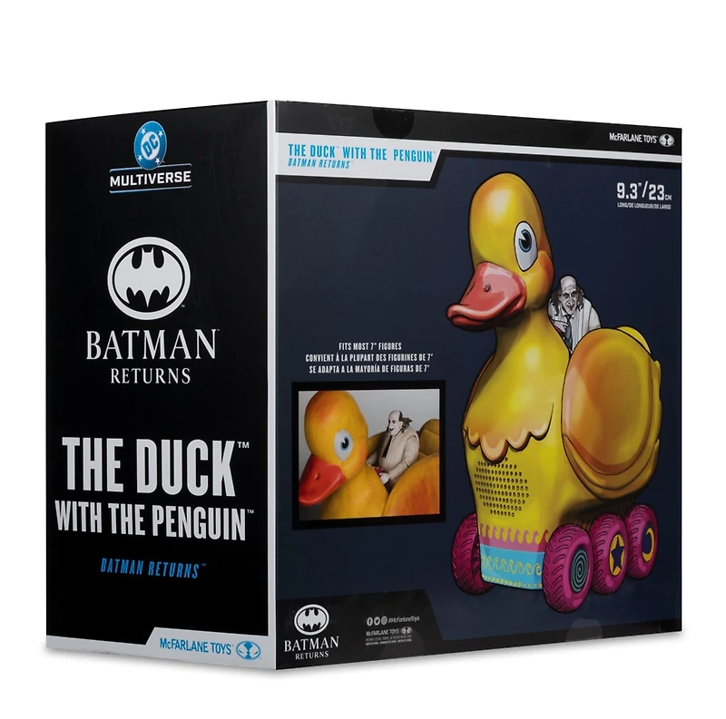 DC Multiverse The Duck with The Penguin (Batman Returns) 7-Inch Action Figure and Vehicle 2 Pack 