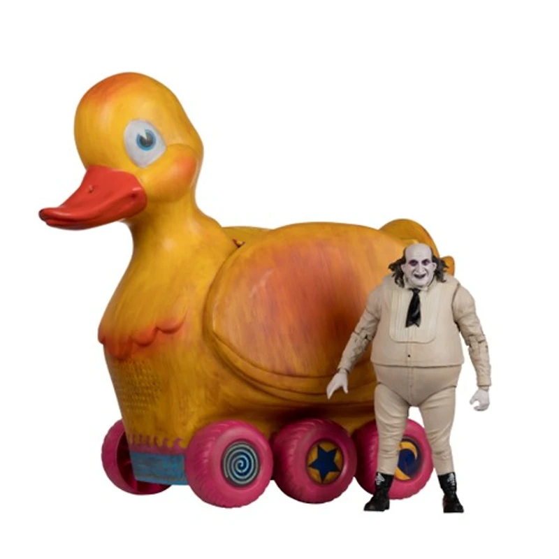 DC Multiverse The Duck with The Penguin (Batman Returns) 7-Inch Action Figure and Vehicle 2 Pack 
