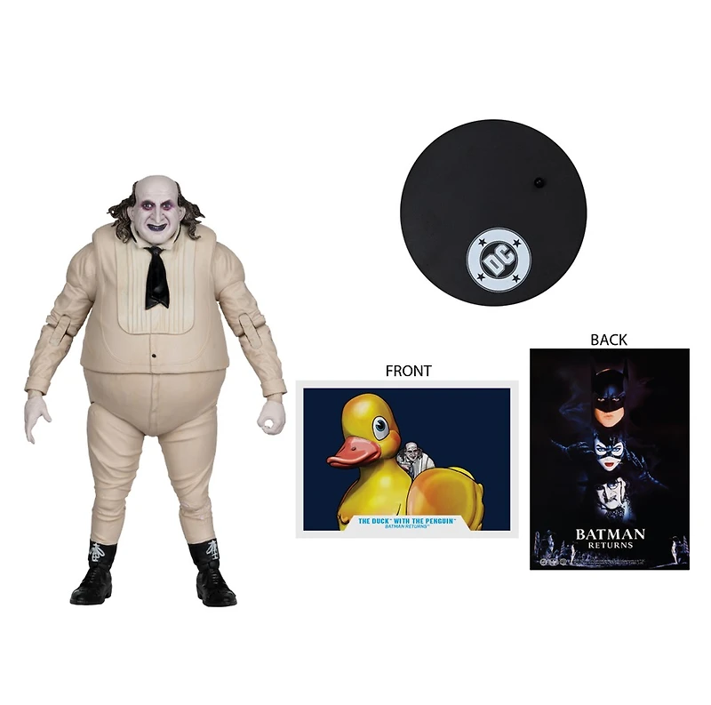 DC Multiverse The Duck with The Penguin (Batman Returns) 7-Inch Action Figure and Vehicle 2 Pack 