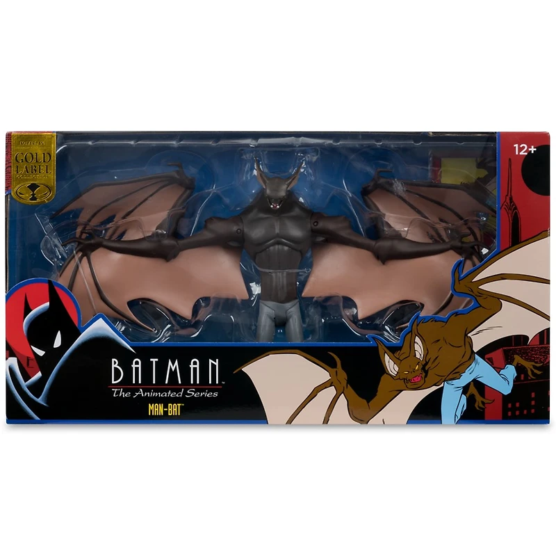 Batman: The Animated Series Man-Bat 6-Inch Scale Action Figure Gold Label  