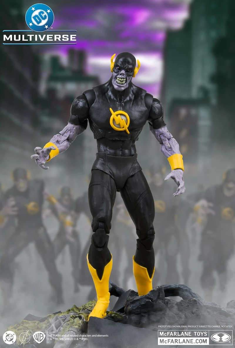 DC Multiverse Dark Flash (Dark Multiverse) 7-Inch Action Figure Red Platinum Edition 