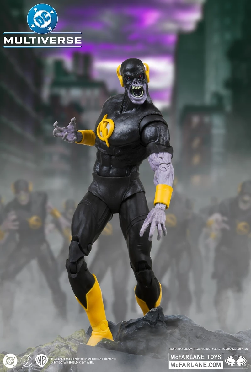 DC Multiverse Dark Flash (Dark Multiverse) 7-Inch Action Figure Red Platinum Edition 