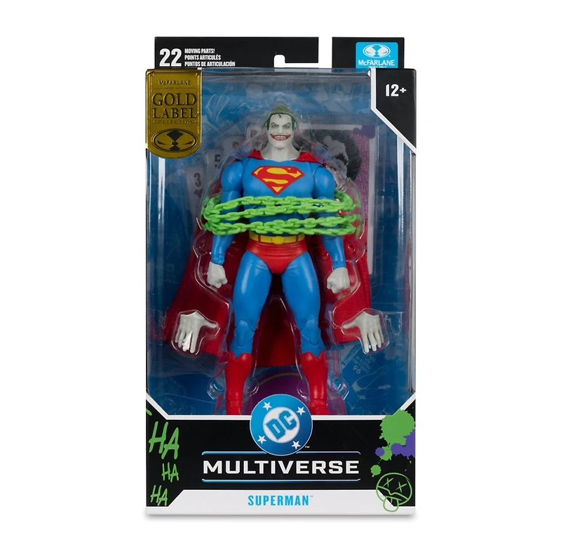 DC Multiverse Superman #9 (Jokerized) 7-Inch Action Figure Gold Label 