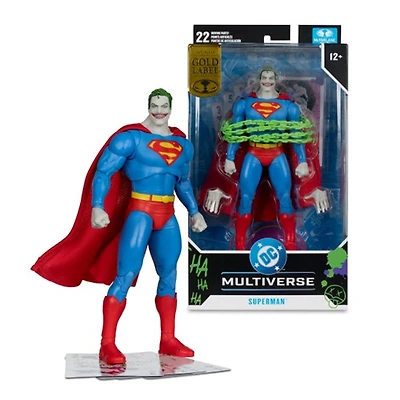 DC Multiverse Superman #9 (Jokerized) 7-Inch Action Figure Gold Label 