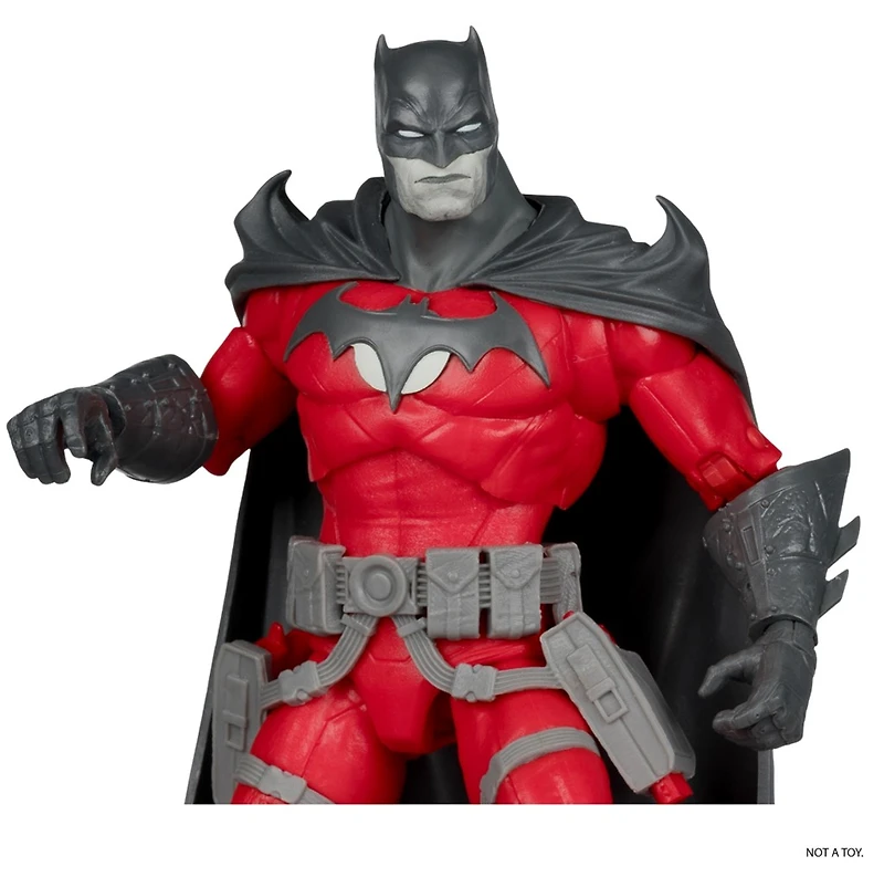 DC Multiverse Batman (Flashpoint) Black & White Accent Edition Gold Label 7-Inch Action Figure 