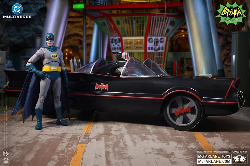 DC Multiverse Batmobile (Batman Classic TV Series) 