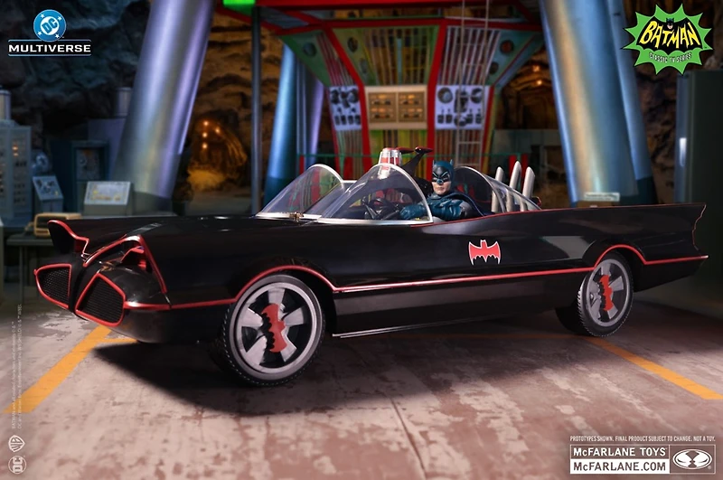 DC Multiverse Batmobile (Batman Classic TV Series) 