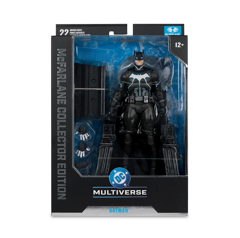 DC Multiverse Batman with Mobius Chair (Darkseid War) 7-Inch Action Figure McFarlane Collector Edition